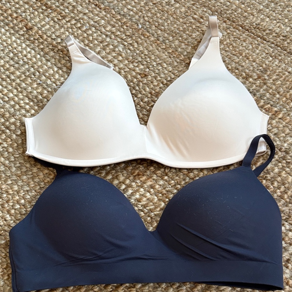Soma Cream and Black Bras
